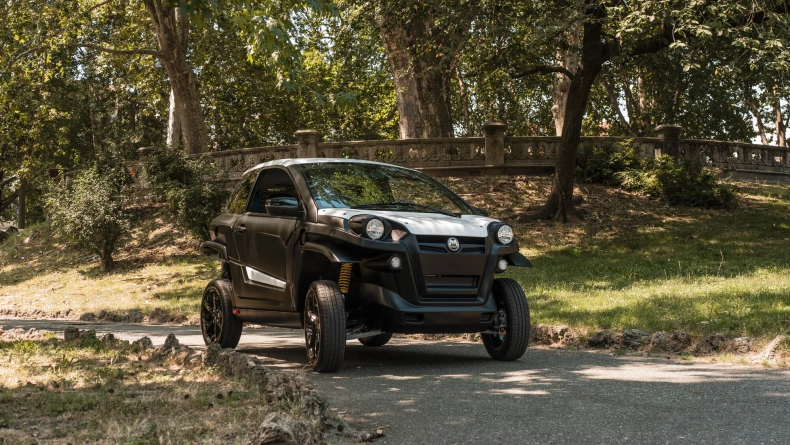 Automobiliai, kuriems vairuoti nereikia vairuotojo pažymėjimo, AIXAM e-Scouty 1.jpg